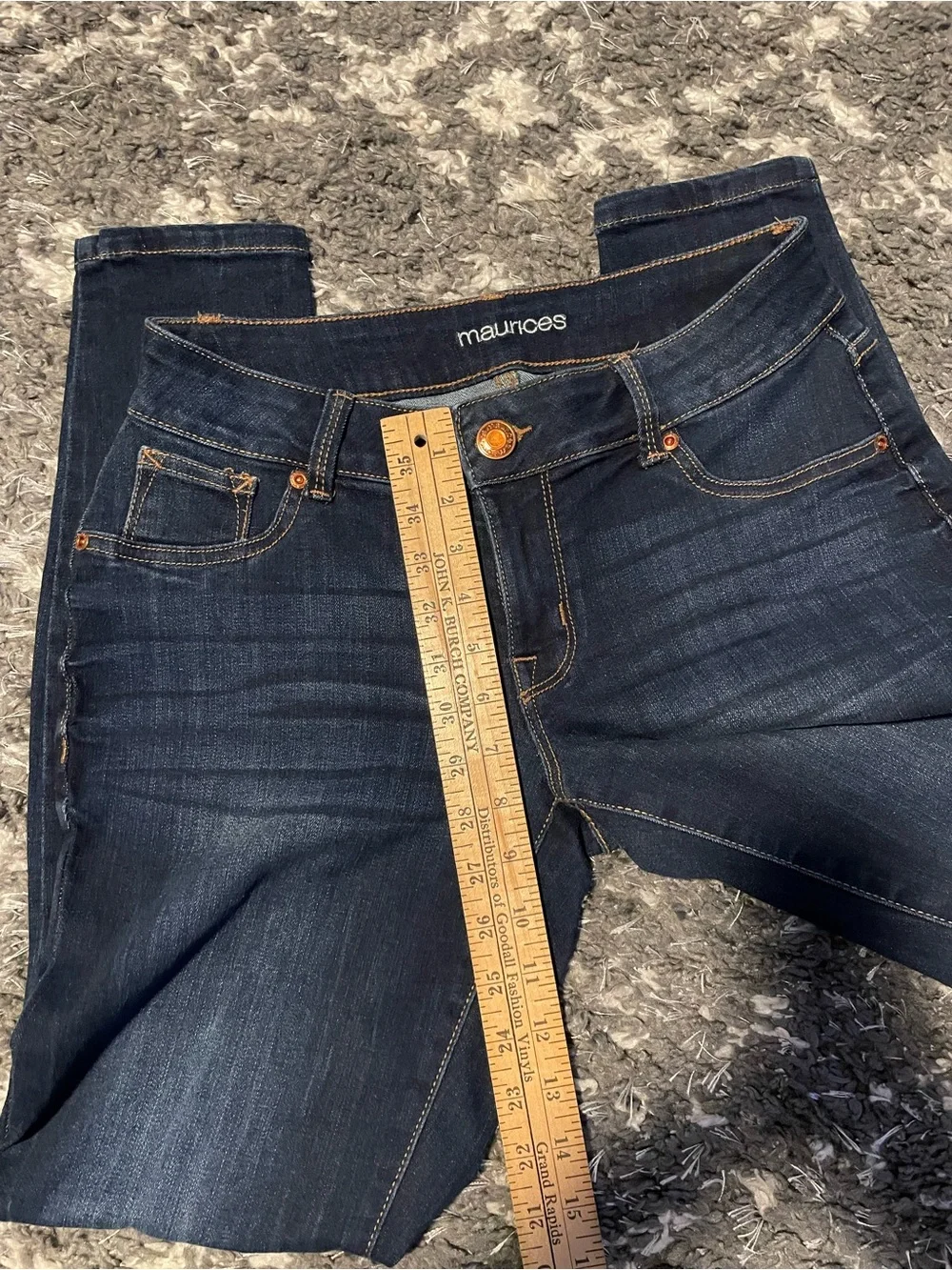 Maurices Dark Indigo Skinny Jeans